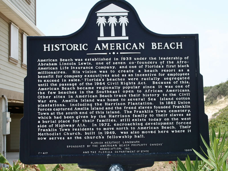 American Beach Amelia Island Florida
